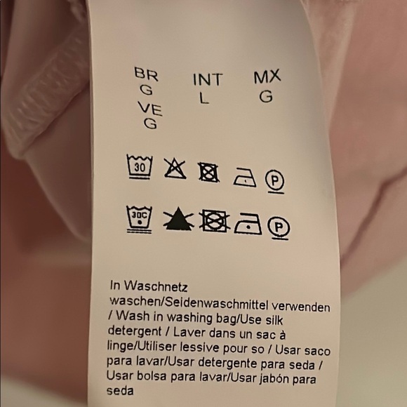 Boss Pink Top with Front Pleats, Three-Quarter Sleeves and Scoop Neck, size L - Picture 6 of 9